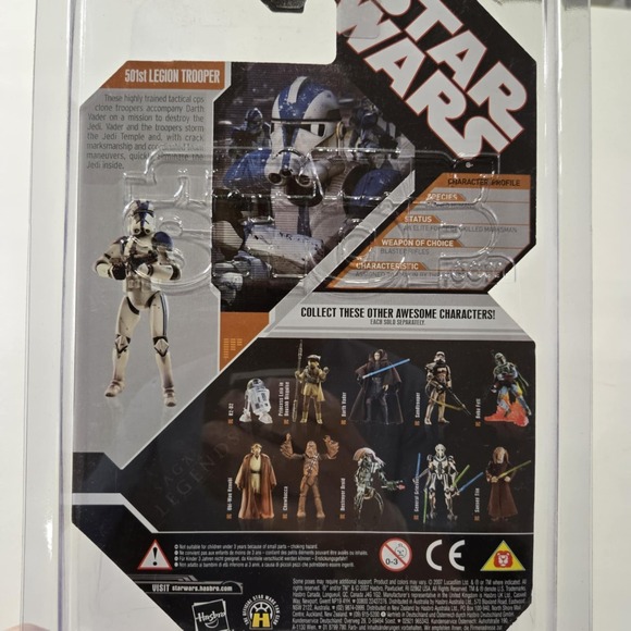 Star Wars Saga Legends 501st Legion Trooper Action Figure  30th Anniversary 2007 - Picture 16 of 16
